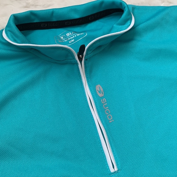 Bike/cycling top, aqua color by Sugoi, size M - Picture 3 of 7